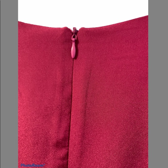 C. LUCE ASYMMETRICAL ONE SHOULDER DRESS WITH BELT - Picture 3 of 8